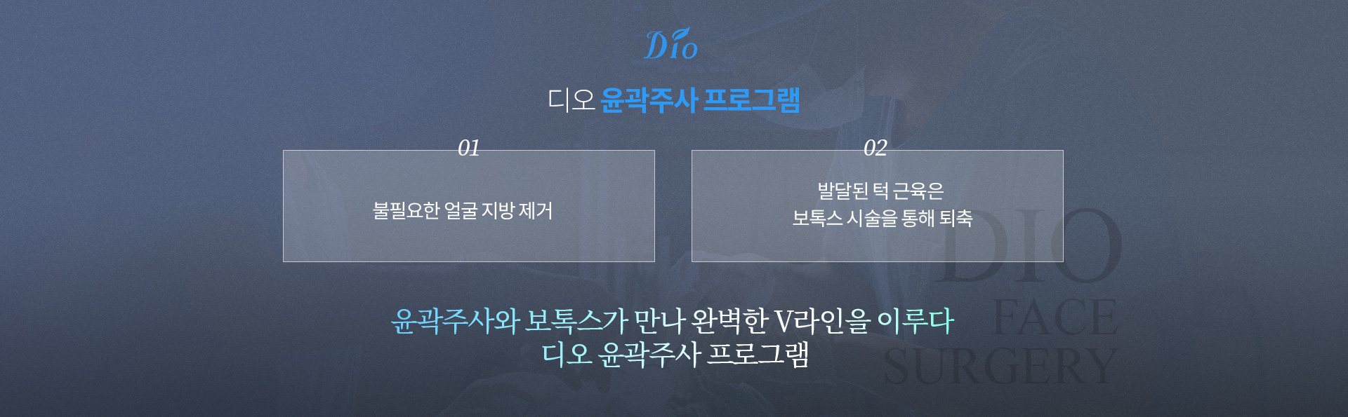윤곽주사 프로그램